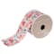 2.5" x 3yd. Floral Wired Ribbon by Celebrate It® Aria Vintage Blush